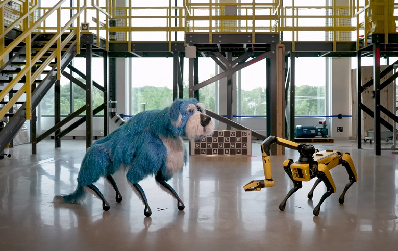 Теперь ещё сильнее похож на собаку. Робот Spot танцует в новом видео от Boston Dynamics